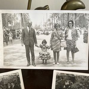 Vintage Photo Lot - vernacular snapshots of flamenco contest Spain (guessing!)